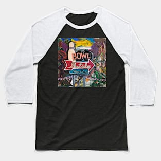 Abstract Neon Landmark Series: Portola Bowl Baseball T-Shirt